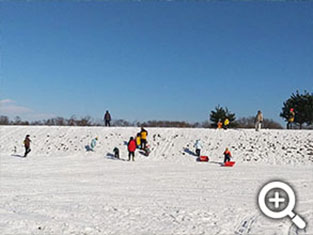スノーモービル・雪遊び