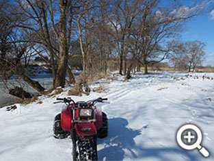 スノーモービル・雪遊び