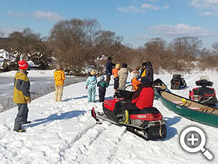 スノーモービル・雪遊び
