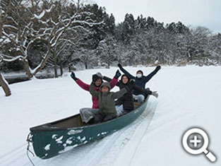 スノーモービル・雪遊び